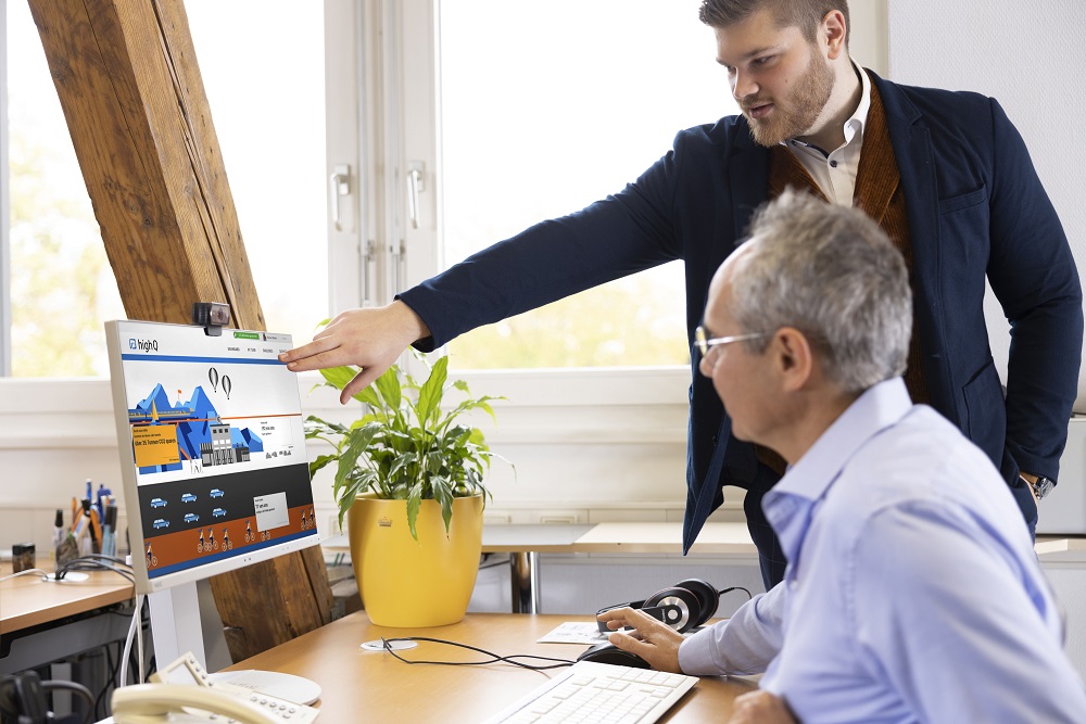 Dashboard Mobilitätsplattform HighQ